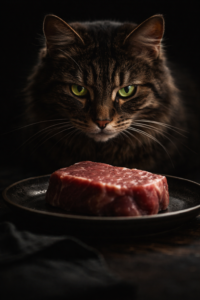 Co kot naprawdę wybiera na obiad? Nauka mówi: 52% białka, 36% tłuszczu i prawie zero węglowodanów