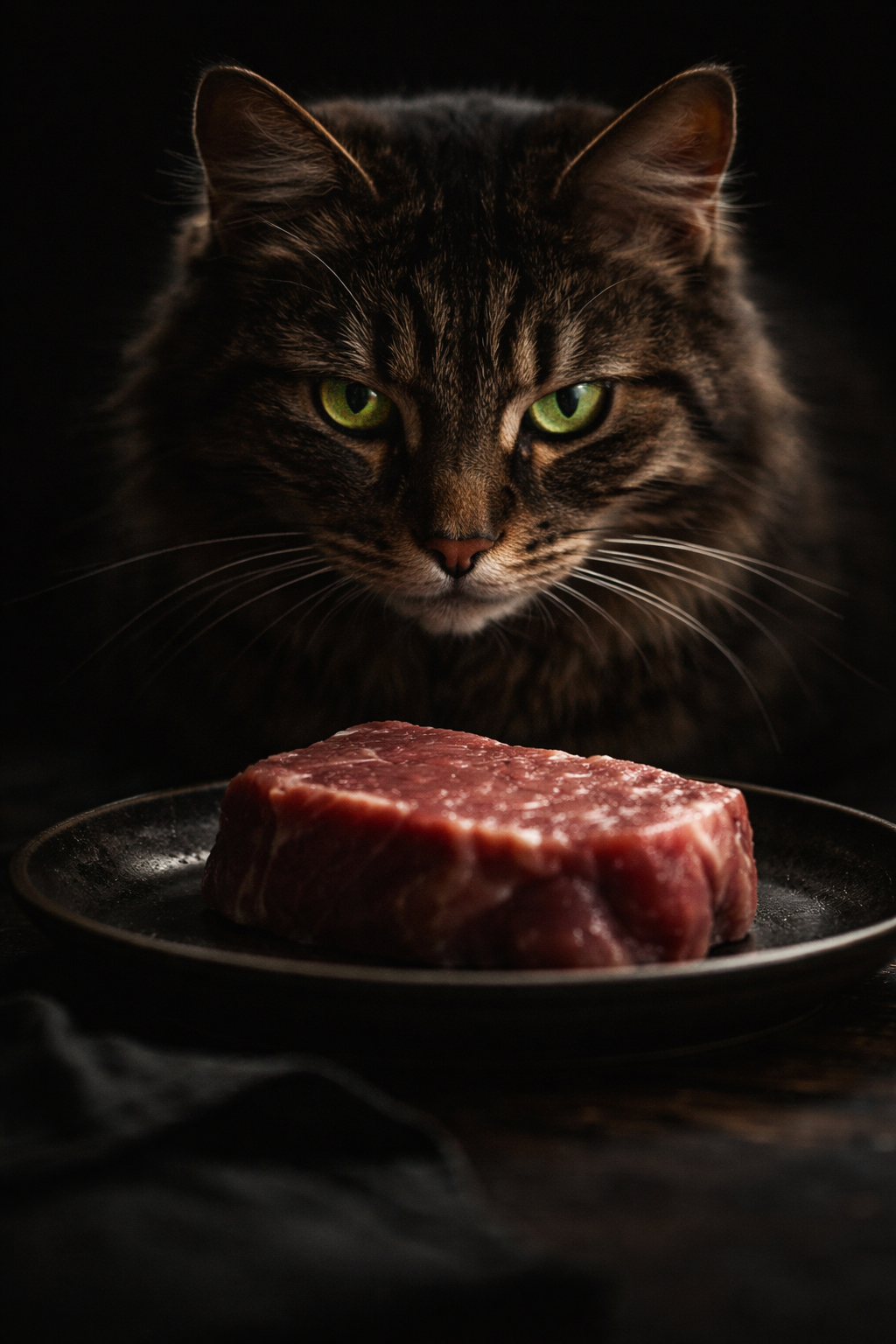 Co kot naprawdę wybiera na obiad? Nauka mówi: 52% białka, 36% tłuszczu i prawie zero węglowodanów